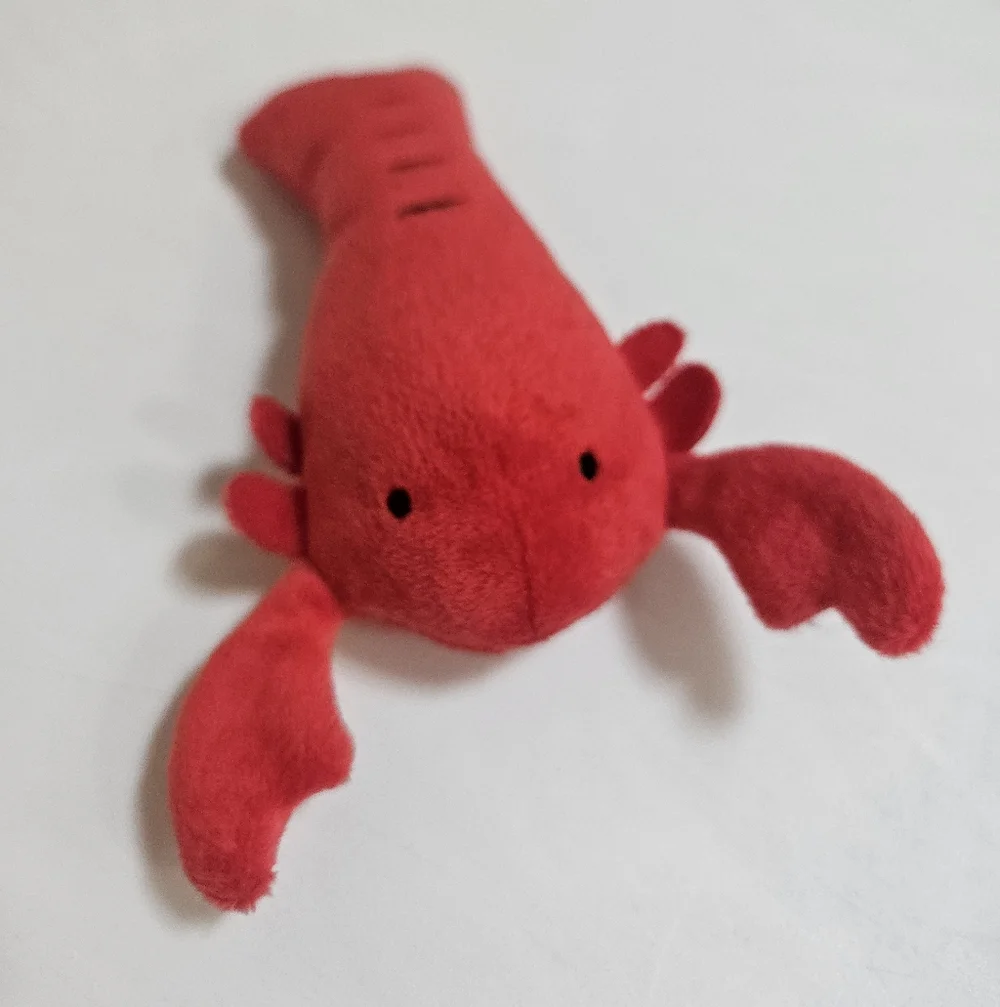 Red Plush Lobster Toy Little 6